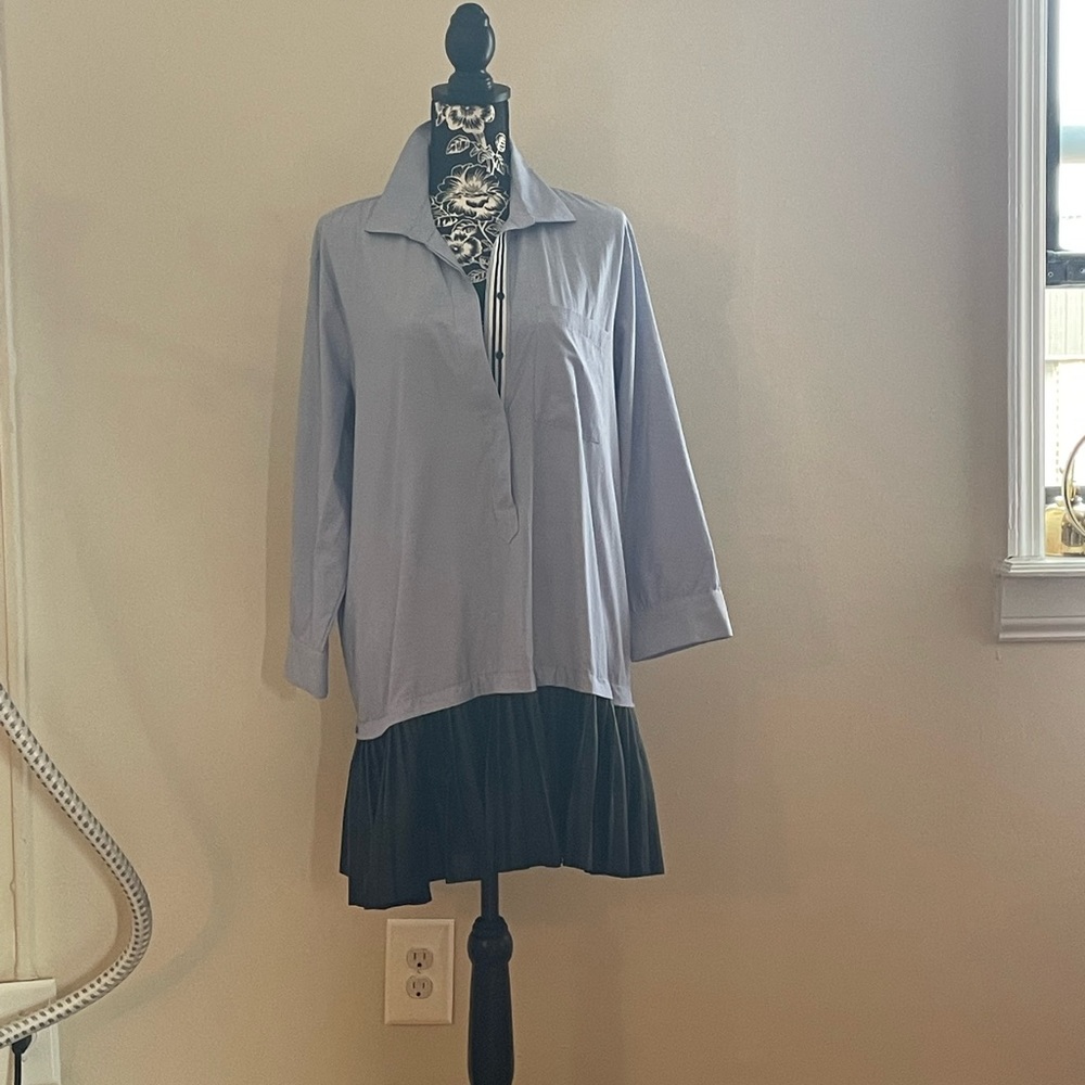 Mid button down dress